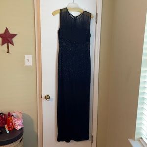 Black Mardi Gras dress